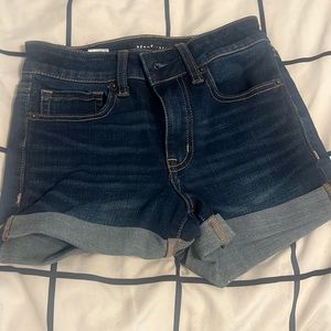 High Rise Midi Shorts